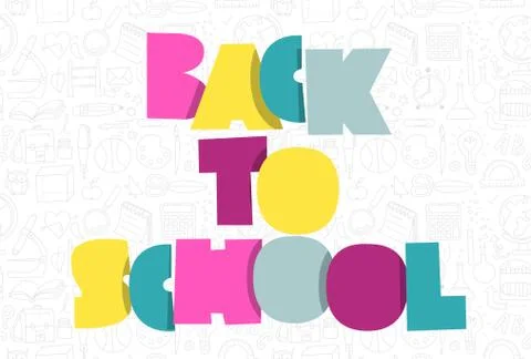Back to school Stock Illustration