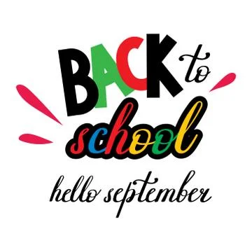 Back to school. Stock Illustration