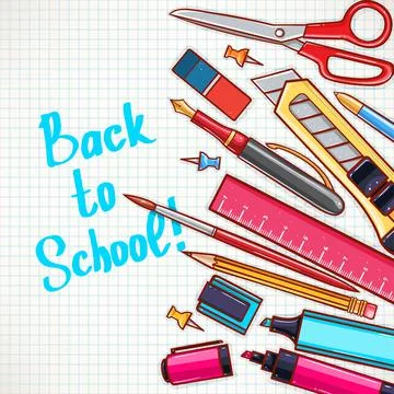 Back to school Stock-Illustration