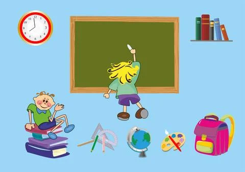 Back to school, Stock Illustration