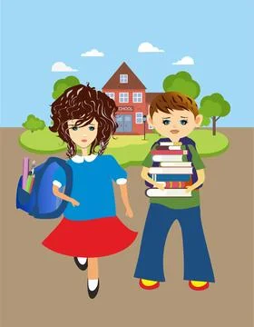 Back to school, Stock Illustration