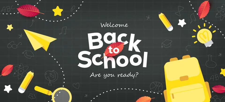 Back to School Illustrazione stock