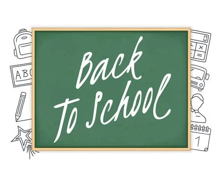 Back To School Illustrazione stock