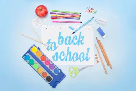 Back to school - illustration Stock Illustration
