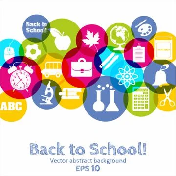 Back to school illustration Stock Illustration