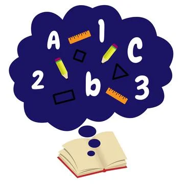 Back to school illustration 스톡 일러스트