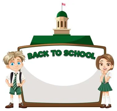 Back to School Illustration Ilustración de archivo