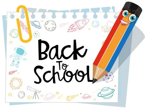 Back to School Illustration Stock Illustration
