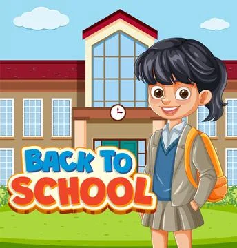 Back to School Illustration Ilustración de archivo
