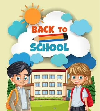 Back to School Illustration Stock Illustration