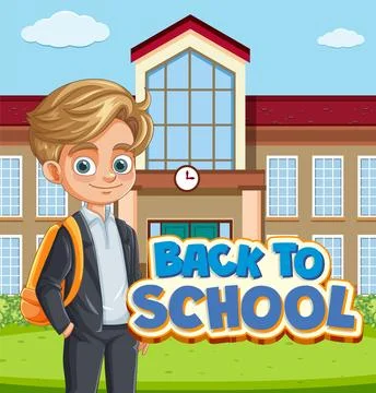 Back to School Illustration Ilustración de archivo