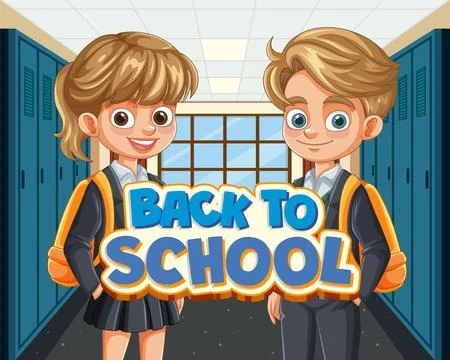 Back to School Illustration Ilustración de archivo