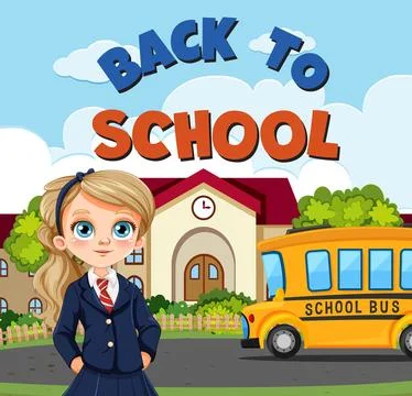Back to School Illustration Stock Illustration