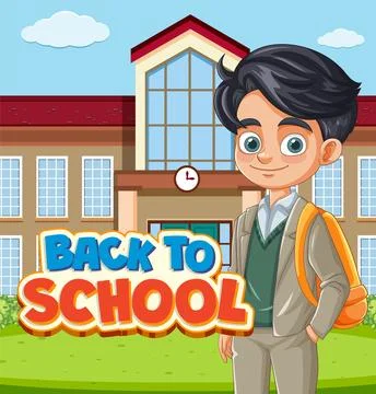 Back to School Illustration Ilustración de archivo