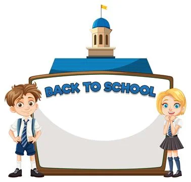 Back to School Illustration Ilustración de archivo