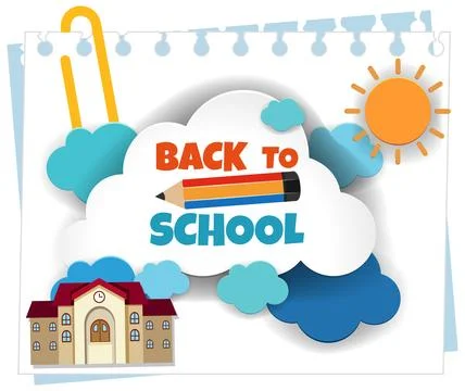 Back to School Illustration Stock Illustration