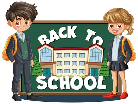 Back to School Illustration Ilustración de archivo