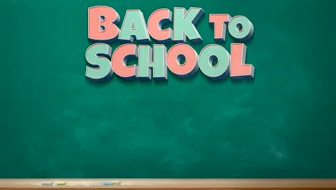 Back to School Image Nine Stock Illustration