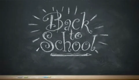 Back To School Image Seven Stock Illustration
