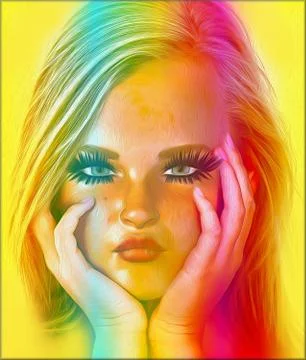 Back to school kid, abstract Stock Illustration