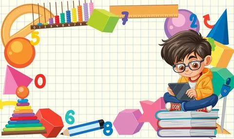 Back to School Learning Fun Illustrazione stock