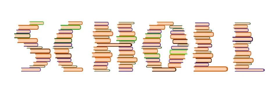 Back to school lettering Stock Illustration