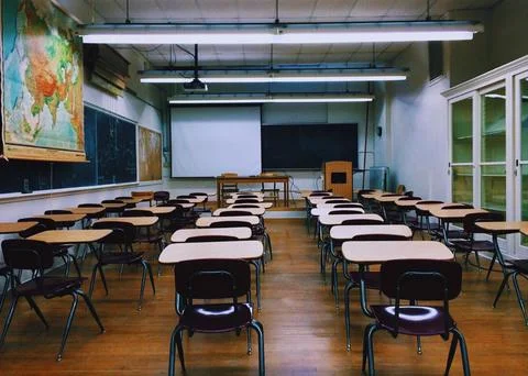 Back to School Locker Classroom Stock Photos