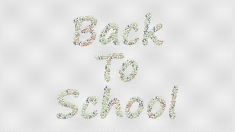 Back To School Loop Animation: Creative Spark for Your Projects Stock Footage 253972673