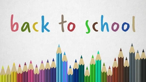 Back To School Loopable Background 4K 60fps Stock Footage 89757016