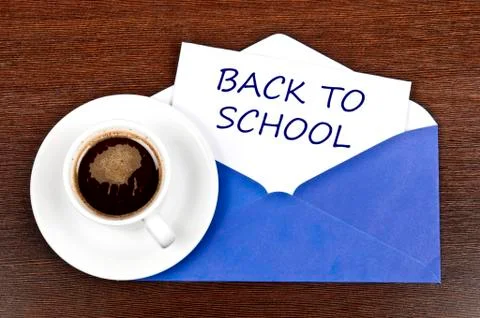 Back to school message 스톡 사진