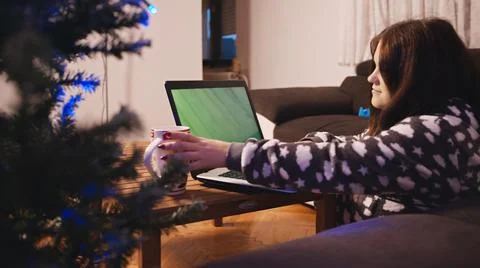 Back to school, online learning, distance lesson, education at home, technology Stock Photos