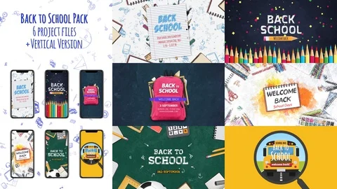 Back to School Package 스톡 After Effects