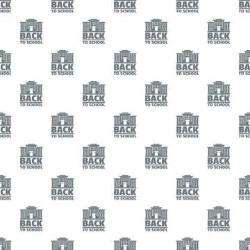 Back to school pattern vector seamless 스톡 일러스트