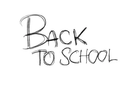 Back to school pencil Stock Illustration