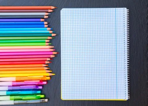 Back to school pencils Stock Photos