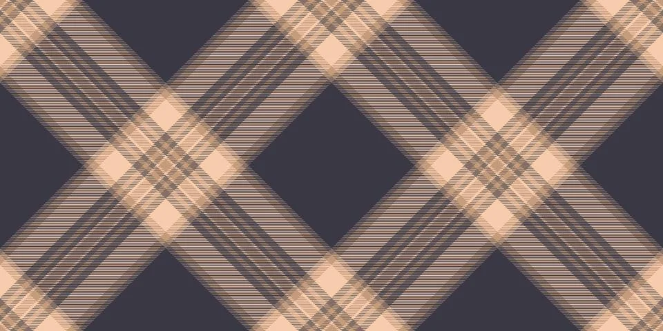 Back to school plaid seamless background, fall textile vector tartan. Room .. Stock Illustration