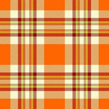 Back to school plaid seamless texture, cute pattern tartan vector. Hunter b.. Stock Illustration