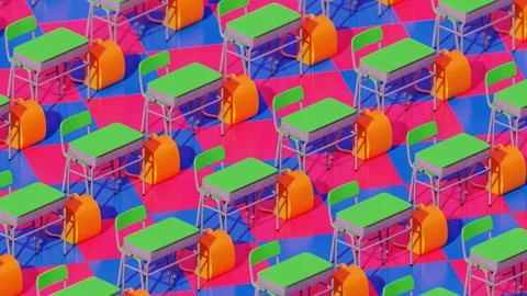 Back To School For Pop Art Style 스톡 일러스트