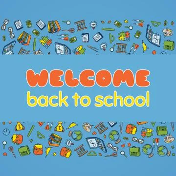 Back to School poster Stock Illustration