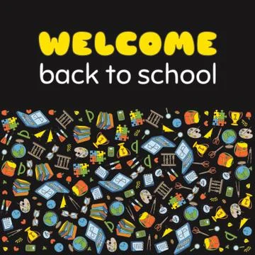 Back to School poster Stock Illustration