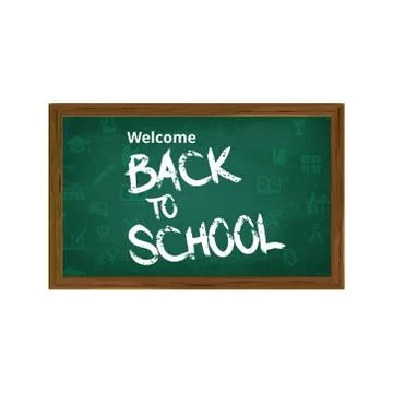 Back to School  Poster Stock Illustration