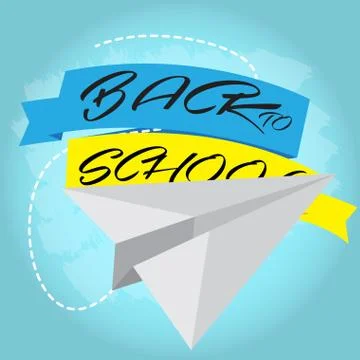 Back to school poster Stock Illustration
