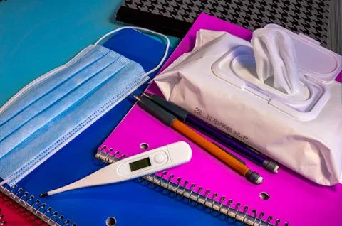 BACK TO SCHOOL PPE Stock Photos