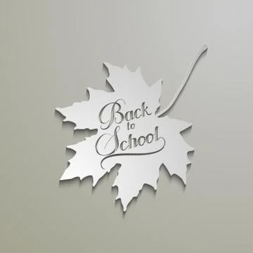 Back To School retro label Stock Illustration