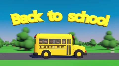 Back To School. School bus. Stock Footage 64155285