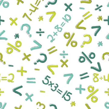 Back to school seamless patterns. Stock Illustration