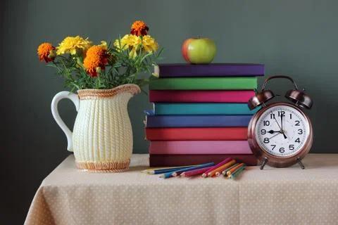 Back to school. September 1, knowledge day. The teacher's day. Stock-Fotos