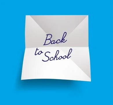 Back to school sticker vector illustration Stock Illustration