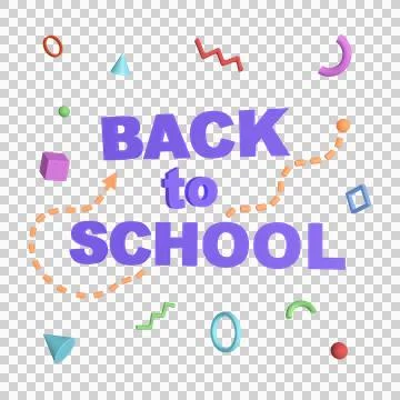 Back to school. Studing and education concept Stock Illustration