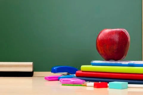 Back to school supplies. Stock Photos